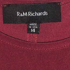 Formal Maroon Midi dress